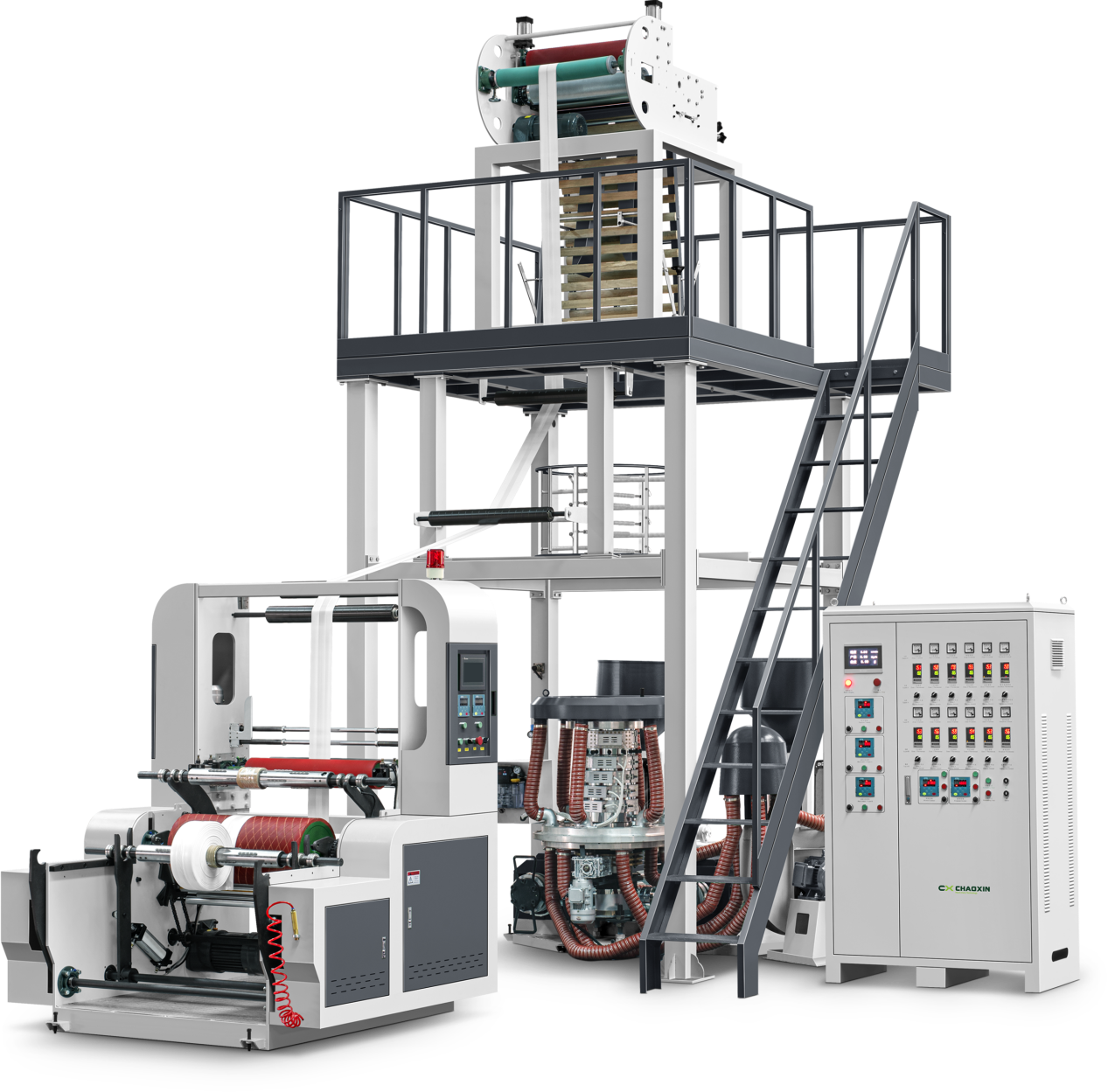 Трехслойная машина для выдувной пленки ABA