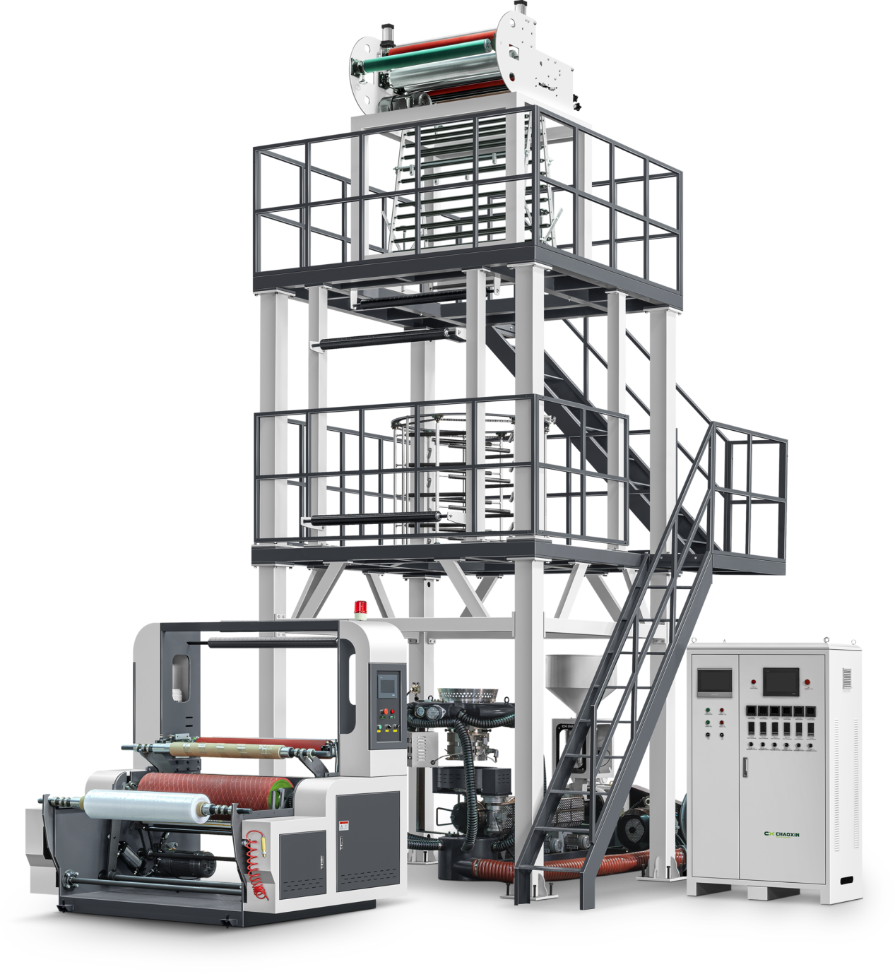 Однослойная машина для выдувной пленки VS ABA машина для выдувной пленки